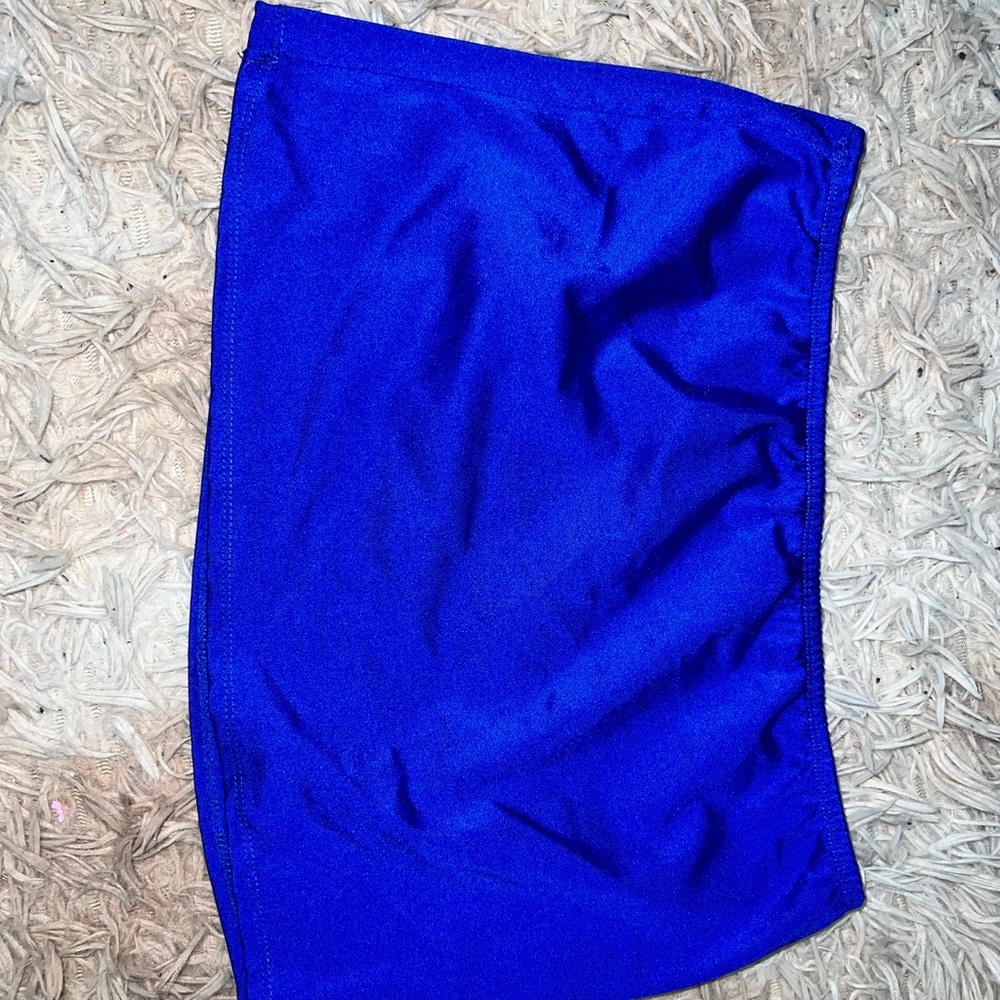 Exotic Dancer Bottoms Stripper Skirt Simple Blue
Stripper Clothes Women's Dancer